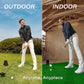 Voice Caddie SC4 PRO Golf Launch Monitor & 3D Driving Range Simulator for Indoor and Outdoor Use | Portable Golf Swing Analyzer & Tracker with Built-in Screen | No Fees
