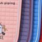 T TEKE Close Contact Saddle Pads,100% Cotton English Saddle Pads for Horses with Moisture-Wicking and Breathable Lining