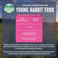 Oxbow Essentials Rabbit Food, Young, Made Alfalfa for Rabbit, Pet Pellets with Vitamins & Minerals, Small Animal Pet Products, Bunny Food, Made in USA, High Fiber, 25 lb. Bulk Bag