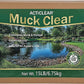 Muck Clear - 15LB Beneficial Bacteria for Ponds & Lake, Boost Enzymes, Sludge Odor Away, Outdoor Fish Pond Water Clarifier, Safe for Aquatic Life, Treats Up to 90,000 Sq Ft