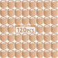 AZEN 120 Pack Self Adhesive Bandage Wrap, 2" X 5 Yards Elastic Cohesive Bandage Wrap, Skin Color Athletic Tape, Vet Wrap, Ankle Tape