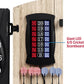 MD Sports Dartboard Cabinet Multiple Styles Electronic Dartboard With Digital X/O Cricket Scorekeeping and Dart Set, Perfect for Cricket Games