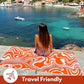 ECCOSOPHY Microfiber Beach Towel - Sand Free Towels are Quick Dry, Light Weight, Super Absorbent - Perfect Pool, Travel, Cruise, Camping Essentials - Oversized Extra Large for Adults 71x35 in