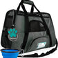 PetAmi Airline Approved Pet Carrier for Cat, Soft Sided Dog Carrier for Small Dogs, Cat Travel Supplies Accessories Indoor Cats, Ventilated Pet Carrying Bag Medium Large Kitten Puppy, Small Dark Gray