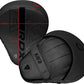 RDX Boxing Pads Curved Focus Mitts, Maya Hide Leather Kara Hook and jab Training Pads, Adjustable Strap Ventilated, MMA Muay Thai Kickboxing Coaching Martial Arts Punching Hand Target Strike Shield