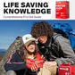 Large First Aid Kit for Car, Travel & Home - Emergency Kit for Hiking, Camping, Backpacking and Outdoors - Includes Zip Stitch Wound Closure Strips