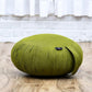 Leewadee Meditation Cushion Set – 1 Round Zafu Meditation Pillow and 1 Square Roll-Up Zabuton Meditation Mat, Pillows Bundle Filled with Kapok