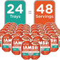 IAMS Perfect Portions Healthy Adult Grain Free Wet Cat Food Pate, Tuna Recipe, 2.6 oz. Easy Peel Twin-Pack Trays (24 Count, 48 Servings)