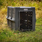 Dakota 283 Crate - Canine Rough and Tough Economy Kennel (Dark Granite, Large)