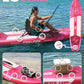 Feelfire11'x34” Extra Wide Inflatable Paddleboard, Stand-up Paddle Board for Adults, 420lb Capacity for Yoga/Fishing/Family, EVA Deck, US Fin, High-Pressure Pump, Storage Backpack, Safety Leash