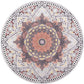 Knsbk Large Round Yoga Mat 4.6'X3.5mm for Exercise Premium Extra Thick, Ultra Comfortable, Non Slip, Meditation Mat