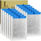 12 Pack Large Replacement Filter Cartridges Compatible with Tetra Whisper Bio-Bag Filters Large Aquarium Filter Cartridges for Whisper 20i/40i IQ20/30/45/60 PF20/30/40/60 Power Filters