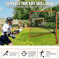 VEVOR Portable Lacrosse Goal - Complete Training Accessory Set with Extended Coverage for Youth and Adults