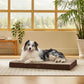 Bedsure XL Dog Bed for Crate - Large Orthopedic Flat Pet Beds with Removable Washable Cover, Egg Crate Foam Crate Mat, Suitable for Pet Up to 90 lbs