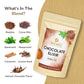 BREWIX, Chocolate Rooibos Herbal Tea (15 Pyramid Tea Bags) | Rich Red Tea with Cocoa, Cinnamon & Mint | Naturally Caffeine-Free | Dessert-Inspired Wellness Blend | Soothing Red Tea for Evening Comfort