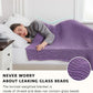 L'AGRATY Knitted Weighted Blanket - 50''x60'' 7lbs Cooling Chunky Knit Heavy for Adults Braided Crochet Throw Thick Cable Yarn Decorative No Beads Evenly Machine Washable, K - Purple (Knitted)