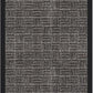 Indoor/Outdoor Hose-Wash Embossed Design Non-Slip Rubber 18" x 30" Modern Entryway Mat for Entryway, Patio, Backyard, Garage, 18" x 30", Charcoal