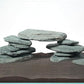 LANDEN River Slate Stone Natural Rocks(18lbs, 3~9 inches,13pcs) for Aquariums, paludariums, Terrariums, Reptile, and Amphibian Enclosures Decorative of Stream's Caves and Caverns