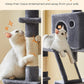 Feandrea Cat Tree, 81.1-Inch Large Cat Tower with 13 Scratching Posts, 2 Perches, 2 Caves, Basket, Hammock, Pompoms, Multi-Level Plush Cat Condo for Indoor Cats, Smoky Gray UPCT190G01