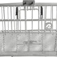 Retrospec Apollo Detachable Front Bike Basket Steel Half-Mesh with Integrated Detachable Hooks and Built-In Handle, Easy Assembly and Portability for Bicycles
