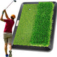 Dual-Turf Portable Golf Training Equipment - Fairway & Rough Turf Golf Mat, Golf Hitting Mat, Golf Practice Mats with Turf for Chipping & Swing Practice - Ideal Golf Practice Mat for Home and Backyard