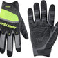 HANDLANDY Mens Work Gloves Touch screen, Utility Mechanic Gloves, Flexible Breathable Fit- Padded Knuckles & Palm