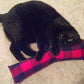 15" Catnip Cat Kicker Toys/Kitty Kick Sticks/Cat-Nip Kick Sticks (Red/Black Flannel) (Kickers Filled with 1 oz Premium Canadian Catnip)