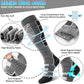 Anlisim 3 Pairs Unisex Merino Wool Ski Thermal Warm Thick Knee High Long Socks