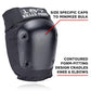187 Killer Pads Knee Pads, Elbow Pads Combo Pack, Black, Large/X-Large