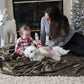 Bedsure Fleece Blankets Queen Size Brown - Bed Blanket Soft Lightweight Plush Fuzzy Cozy Luxury Microfiber, 90x90 inches