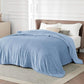 Bedsure Fleece King Size Blankets for Bed Light Blue - Soft Lightweight Plush Cozy Fuzzy Luxury Microfiber, 108x90 inches