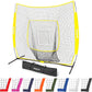 GoSportsGoSports Team Tone 7' x 7' Baseball & Softball Practice Hitting & Pitching Nets in Team Colors