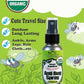US Organic Mosquito Repellent Anti Bug Outdoor Pump Sprays, USDA Certification, Cruelty Free, Proven Results by Lab Testing, Deet-Free (2 oz Travel Size)