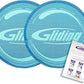 Gliding Discs for Working Out - Exercise Sliders for Carpet & Hardwood Floors 1 Pair, Authentic Workout Sliders Disc for Full Body Resistance Workout, Includes 4 Streaming Video Workouts