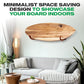 COR Surf Surfboard Wood Rack for Long Boards and Short Boards Works Indoor and Outdoor