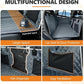 Back Seat Extender for Dog,Waterproof Hard Bottom Dog Car Seat Cover for Back Seat Protector,Foldable Camping Pet Hammock Bed,Easy Clean Travelling Accessories Car SUV Truck (Gray)