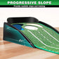 CHAMPKEY Professional Hazard Golf Putting Green Come with Golf Putting Gates and Putting Mirror - Progressive Slope Tech and Noise Reduction Tech Golf Putting Mat