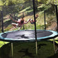 Happy Trampoline Round Trampolines 14 FT, 15 FT, 16 FT - ASTM Approved - Outdoor Gymnastic Trampolines for Adults and Kids with Net Enclosure