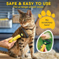 Deshedding Dog Brush - Double-Sided Pet Hair Remover for Cats & Dogs - Yellow Undercoat Grooming Rake for Shedding and Dematting