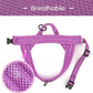 Didog No Pull Dog Harness with Soft Mesh Padded,Reflective & Quick Fit Light Weight Dog Strap Vest Harness,Easy for Walking Training (S:Chest 18-22", Purple)