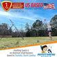 The Original Fully Adjustable 7x4 Feet Volleyball Rebounder Net from Anything Sports - Practice Sets, Spikes and Digs at Any Angle from Home- 12 Month No Questions Asked Warranty