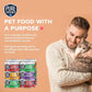 Chicken Recipe in Broth, Shredded Wet Cat Food, Variety Flavor Pack: Chicken, Lamb, Duck, Beef; Grain-Free Protein, Non-GMO