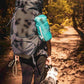 Ultralight Dog Sleeping Bag Backpacking—Outdoor Dog Bed for Hiking—Backpacking Gear for Dogs—Dog Hiking Gear—Dog Camping Gear—Packable Sleeping Bag for Dogs—Dog Travel Bed (Glacial Blue | Large)