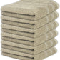 Kaufman - Premium Hand Towels Set for Bathroom, Spa, Gym, and Face Towel 100% Cotton Ring Spun, Ultra Soft Feel and Highly Absorbent Towels (Linen, 6-PK)