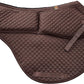 ECP Equine Comfort Products All-Purpose Contoured Correction Saddle Pad with Adjustable Memory Foam Inserts for Custom Support, Non-Slip, Shock Absorbing, 22” Spine, 19.5” Drop