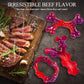 3 Pack Indestructible Dog Chew Bones for Aggressive Chewers - Heavy Duty Long Lasting Chew Toys for Large Dogs, Nylon Teeth Cleaning Toys