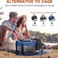 TSA Approved Pet Carrier in Cabin, 17"x11"x9.5" Soft Cat Carriers for Small Cats up to 12 lb, Top-Open Portable Dog Carrier with Litter Box and Anti-Scratch Mesh for Puppy up to 10 lb, Blue