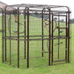 wonline Parrot Cages for Large Birds Outdoor Extra Large Bird Cage with Bird Cage and Perch, Suitable for Macaws Canaries Parrots Budgie Lovebirds