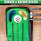 CHAMPKEY Professional Hazard Golf Putting Green Come with Golf Putting Gates and Putting Mirror - Progressive Slope Tech and Noise Reduction Tech Golf Putting Mat