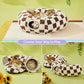 Lesure Cat Tunnel Bed for Indoor Cats - Cute Cat Donut Tunnel Toys for Small Large Cats with Washable Circle Cushion, Round Pet Peekaboo Cave Toy for Kitten/Puppy/Rabbit, Standard Brown